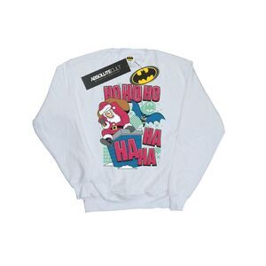 DC Comics Mens Batman And Joker Ha Ha Ha Ho Ho Ho Sweatshirt / White